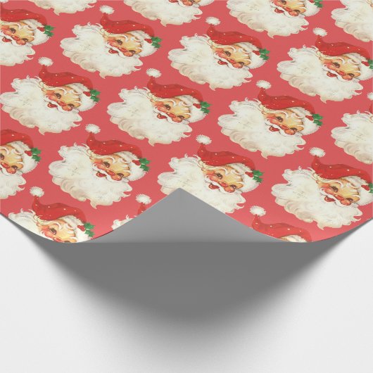 Retro Weihnachtspapier Geschenkpapier (Ecke)