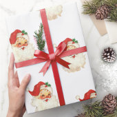 Retro Weihnachtspapier Geschenkpapier