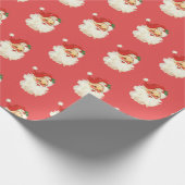 Retro Weihnachtspapier Geschenkpapier (Ecke)