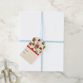 Retro-Weihnachtsschätze Geschenkanhänger (Mit Garn)