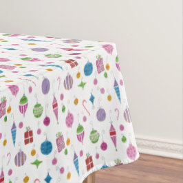 Retro-Weihnachtsschmuck aus dem Mittelalter handGe Tischdecke