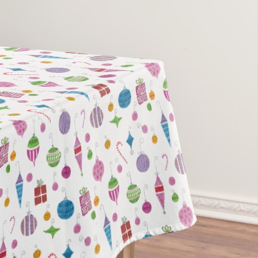 Retro-Weihnachtsschmuck aus dem Mittelalter handGe Tischdecke (Beispiel)