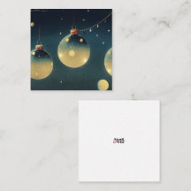 Retro Weihnachtsschmuck Druck Stil