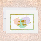 Retro Weihnachtsschmuck Geschenkgutschein