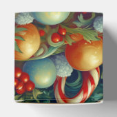 Retro-Weihnachtsschmuck Geschenkschachtel (Oben)