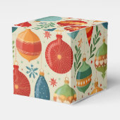 Retro-Weihnachtsschmuck Geschenkschachtel (Vorderseite)