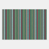 Retro Weihnachtsschmuck Mittelalter Moderne Farben Geschenkpapier Set (Vorderseite 2)