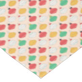 Retro Weihnachtsschmuck Muster Tischdecke (Schrägansicht)