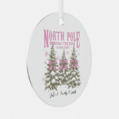 Retro Weihnachtsschmuck - Nordpol (Vorderseite Rechts)