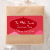 Retro Weihnachtsschmuck Wasser Flaschen Etiketten (Insitu)