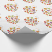 Retro Weihnachtsschmuckpapier Geschenkpapier (Ecke)