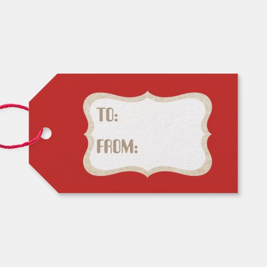 Retro Weihnachtsschneemann Party Namensschild Geschenkanhänger (Rückseite Horizontal)