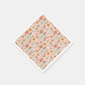 Retro-Weihnachtsservietten Serviette (Ecke)