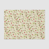 Retro Weihnachtsskizze-nahtloses Muster