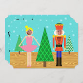 Retro Weihnachtsspielzeugparade Fotokarte Feiertagskarte (Vorne/Hinten)