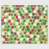 Retro Weihnachtsstecke Geschenkpapier (Flach)