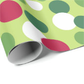 Retro Weihnachtsstecke Geschenkpapier (Rolleneckpunkt)