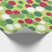 Retro Weihnachtsstecke Geschenkpapier (Ecke)