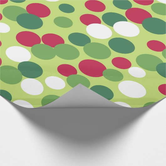 Retro Weihnachtsstecke Geschenkpapier (Ecke)