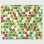 Retro Weihnachtsstecke Geschenkpapier (Flach)