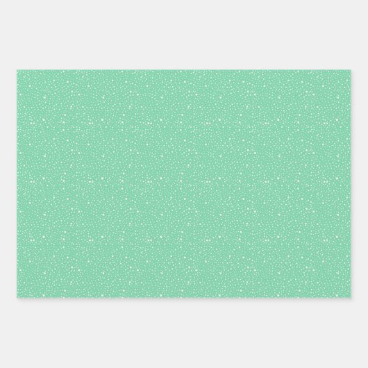 Retro Weihnachtsstreifen, Polka Dots, Rentier Geschenkpapier Set (Vorderseite 3)