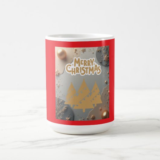 Retro-Weihnachtstasse Kaffeetasse (Mittel)