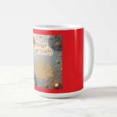 Retro-Weihnachtstasse Kaffeetasse (VorderseiteRechts)