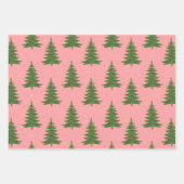 Retro-Weihnachtsverpackung Geschenkpapier Set (Vorderseite 3)