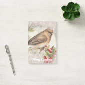 Retro-Weihnachtsvogel Post-it Klebezettel (Büro)