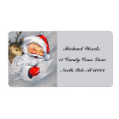 Retro-Weihnachtsweihnachtsmarke (Vorne)