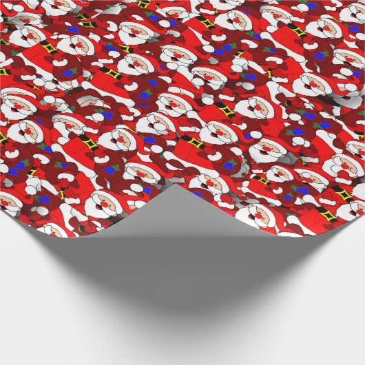Retro Weihnachtswrapping Paper Vintag Holiday Geschenkpapier (Ecke)