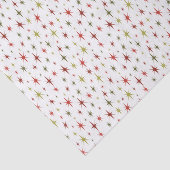 Retro Weihnachtszettel aus den 50er Jahren Seidenpapier (Ausschnitt)