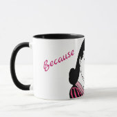 Retro, weil ich die Mama bin Tasse (Links)