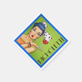 Retro Wein (Party) Cocktail Napkins Serviette (Ecke)