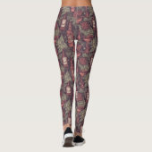 Retro Wein und Trauben Leggings - Cool (Rückseite)