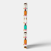 Retro-Weinflaschen und -gläser Case-Mate iPhone Hülle (Rückseite / Rechts)