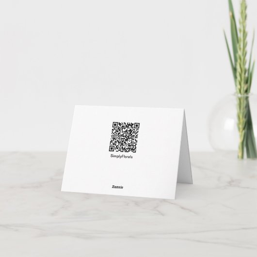 Retro Weiße Blume (Rückseite)