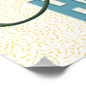 Retro Welcome Event/Church Kompliment Poster (Ecke)