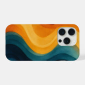 Retro-Welle-Abstrakt-Handyhülle iPhone Hülle (Rückseite (Horizontal))
