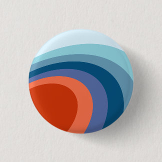 Retro-Welle Abstrakte Kunst Button