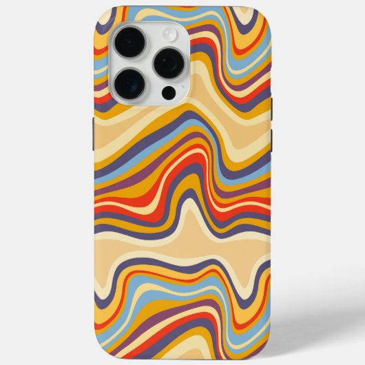 Retro-Welle am Meer Case-Mate iPhone Hülle (Rückseite)