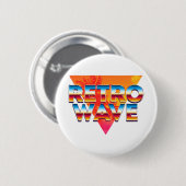 Retro Welle Button (Vorne & Hinten)