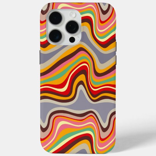 Retro-Welle Disco Case-Mate iPhone Hülle (Rückseite)