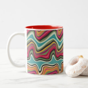 Retro-Welle MANA Zweifarbige Tasse