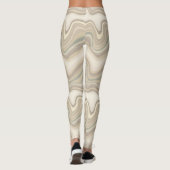 Retro-Welle neutral Leggings (Rückseite)