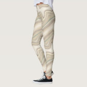 Retro-Welle neutral Leggings (Links)