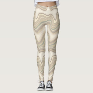 Retro-Welle neutral Leggings