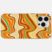 Retro-Welle warm Case-Mate iPhone Hülle (Rückseite (Horizontal))