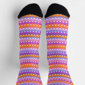Retro-Wellen Socken (Oben)