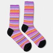 Retro-Wellen Socken (Rechts)